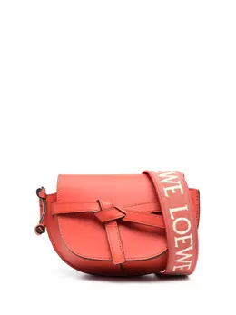 LOEWE: Оранжевая сумка через плечо  Gate