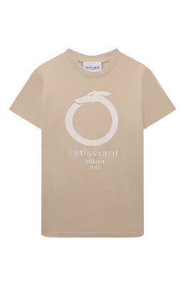 Trussardi junior: Хлопковая футболка 