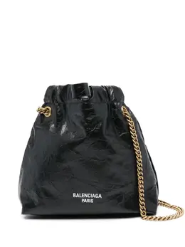 Balenciaga: Чёрная сумка-шоппер