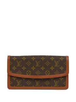 Louis Vuitton Pre-Owned: Коричневый клатч