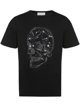 Alexander McQueen: Футболка  Skull с принтом