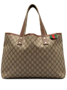 Gucci Pre-Owned: Коричневая сумка-шоппер