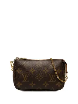 Louis Vuitton Pre-Owned: Коричневый клатч