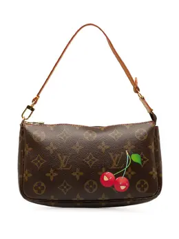 Louis Vuitton Pre-Owned: Коричневый клатч 