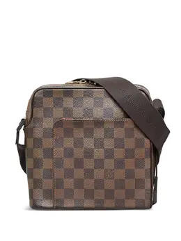 Louis Vuitton Pre-Owned: Коричневая сумка через плечо