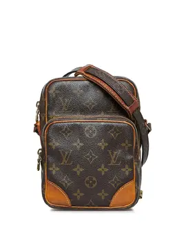 Louis Vuitton Pre-Owned: Коричневая сумка через плечо