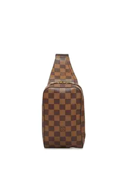 Louis Vuitton Pre-Owned: Коричневая сумка через плечо