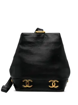 CHANEL Pre-Owned: Чёрная сумка 