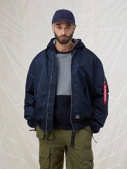 Alpha Industries: Синяя куртка 