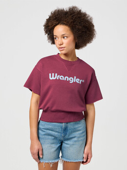 Wrangler: Фиолетовая футболка 