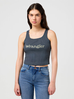 Wrangler: Синяя майка 