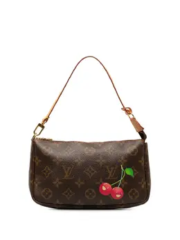 Louis Vuitton Pre-Owned: Коричневый клатч