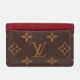 Louis Vuitton: Розовый картхолдер 