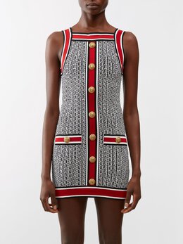 Balmain: Короткое платье