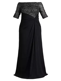 Tadashi Shoji: Чёрное платье