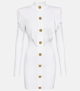 Balmain: Трикотажное платье 