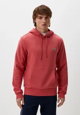 Lacoste: Розовая толстовка 