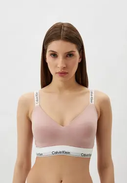 Calvin Klein: Розовый бюстгальтер 