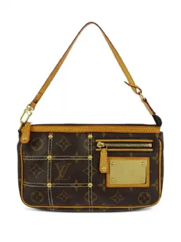 Louis Vuitton Pre-Owned: Коричневый клатч 