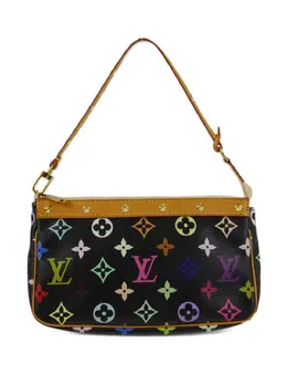 Louis Vuitton Pre-Owned: Чёрный клатч