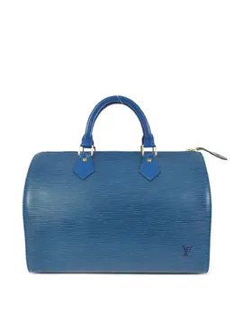 Louis Vuitton Pre-Owned: Голубая сумка