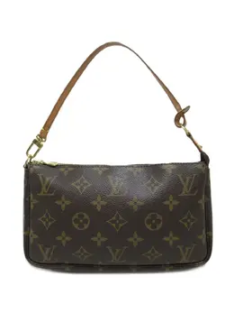 Louis Vuitton Pre-Owned: Коричневый клатч