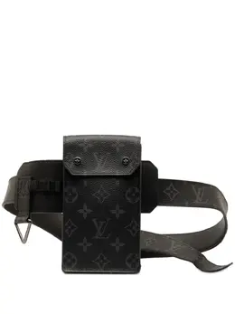 Louis Vuitton Pre-Owned: Чёрная сумка 