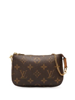 Louis Vuitton Pre-Owned: Коричневый клатч