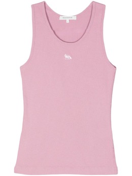 Maison Kitsuné: Розовая майка 