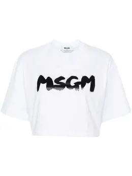 MSGM: Футболка с принтом 