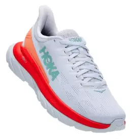 Hoka: Голубые кроссовки 