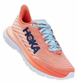 Hoka: Оранжевые кроссовки 