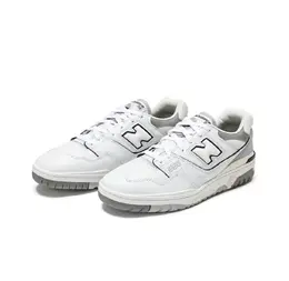 New Balance: Серые кеды 