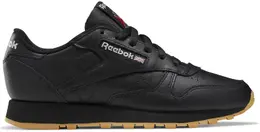 Reebok: Чёрные кроссовки Classic Leather