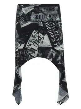 Versace Jeans Couture: Юбка из вискозы 