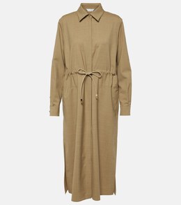 Max Mara: Коричневое платье 