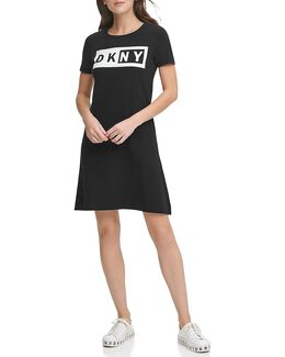 DKNY: Чёрное платье 