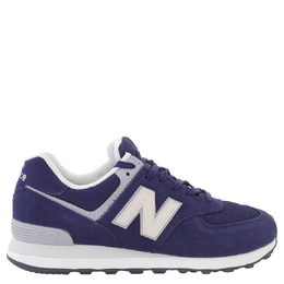 New Balance: Голубые кроссовки  574