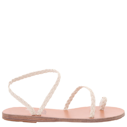 Ancient Greek Sandals: Белые сандалии Eleftheria