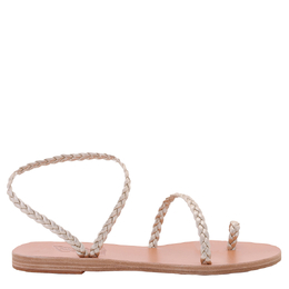 Ancient Greek Sandals: Серебристые сандалии Eleftheria