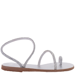 Ancient Greek Sandals: Серебристые сандалии Eleftheria