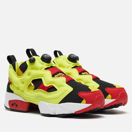 Reebok: Жёлтые кроссовки  InstaPump Fury