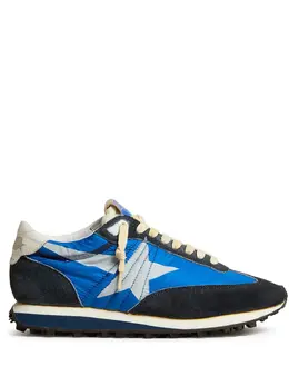 Golden Goose: Голубые кроссовки  Star