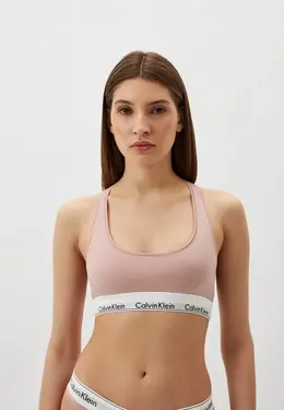 Calvin Klein: Розовый бюстгальтер 