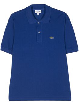 Lacoste: Голубое поло 