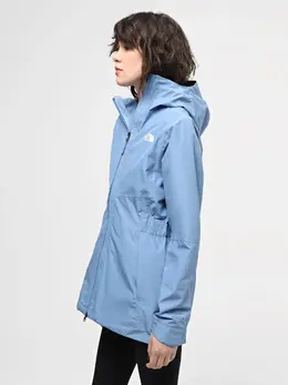 The North Face: Синий пуховик 