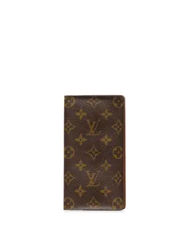 Louis Vuitton Pre-Owned: Коричневый кошелёк