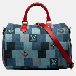 Louis Vuitton: Голубая сумка  Speedy