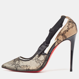 Christian Louboutin: Бежевые туфли 