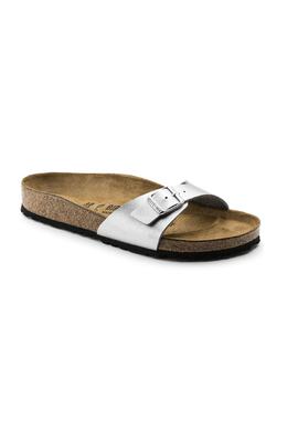 Birkenstock: Серые сабо 